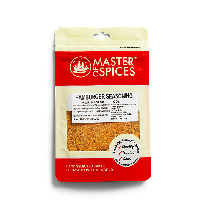 Master of Spices Hamburger Seasoning 100g (exp Dec 2024) product image