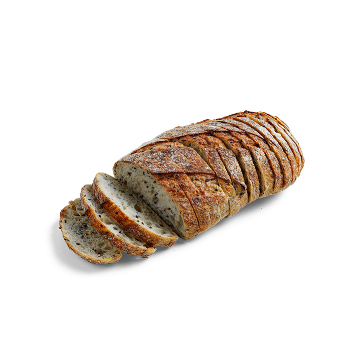 Luxe Bakery Sourdough Soy & Linseed Batard 800g - Sliced product image