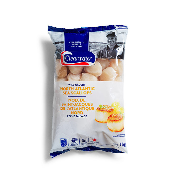 Clearwater North Atlantic Scallops 1kg product image
