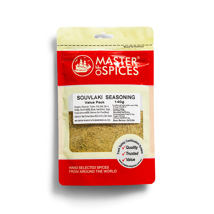 Master of Spices Souvlaki Seasoning 140g (Exp Jul 2024) product image